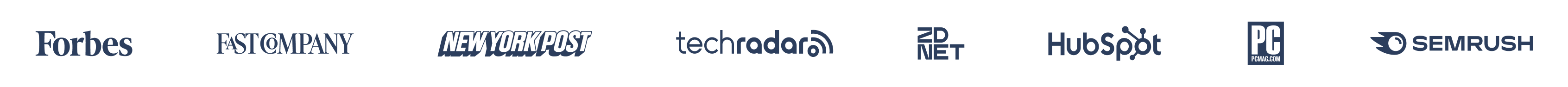 Featured in Forbes, FastCompany, New York Post, TechRadar, ZDNet, HubSpot, PCMag, Semrush
